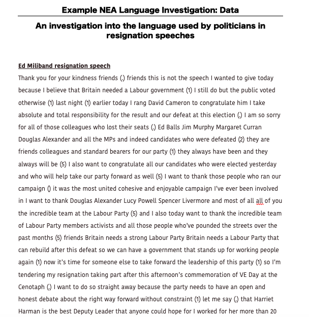 How to Write English Language A Level Coursework
